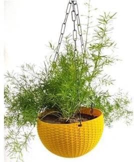 Stylish Plant Pots: Tree & Flower Pot Holder for Home Indoor & Outdoor Gardening, Cute Hanging Pots, Large Size - 22cmX13cm, Perfect for Balcony and Living Room