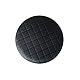 Levoberg Hocker Bezug wasserdicht Hockerbezug rund Stretch aus Kunstleder rund Bar Bezug Sitz Kissen Schwarz Durchmesser 40cm