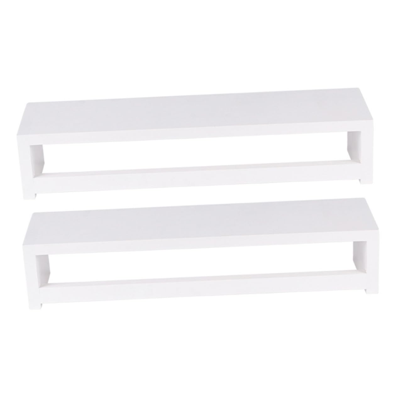 Étagère murale blanche en plastique pour rangement cuisine