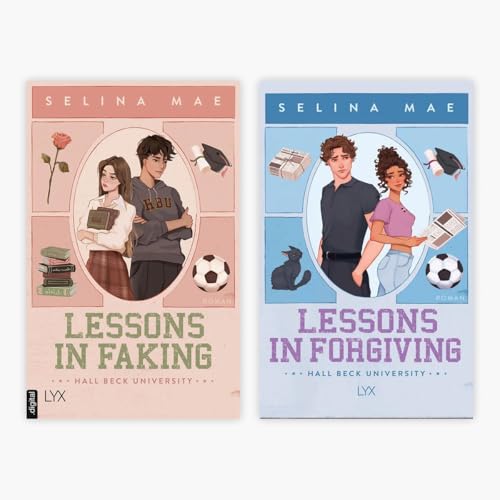 Die Hall Beck University-Reihe Band 1+2 plus 1 exklusives Postkartenset