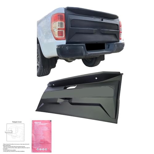 Protector de portón trasero para Ford Ranger 2012-2022 en negro mate evita arañazos 1