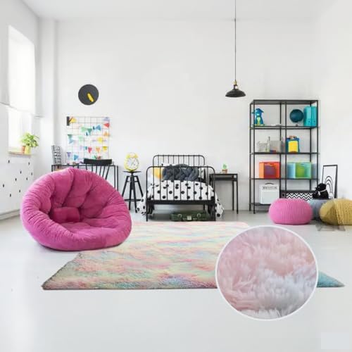 Tapis Tissé Écologique HOCEDO Antidérapant pour Grand Salon et Descente de Lit Enfant