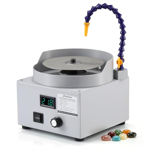 Flyrivergo 6 Flat Lapidary Machine 2200RPM Lapidary Equipment