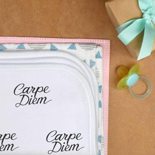 Azeeda 'Carpe Diem' Baby Burp/Wash Cloth (BC00030687)3