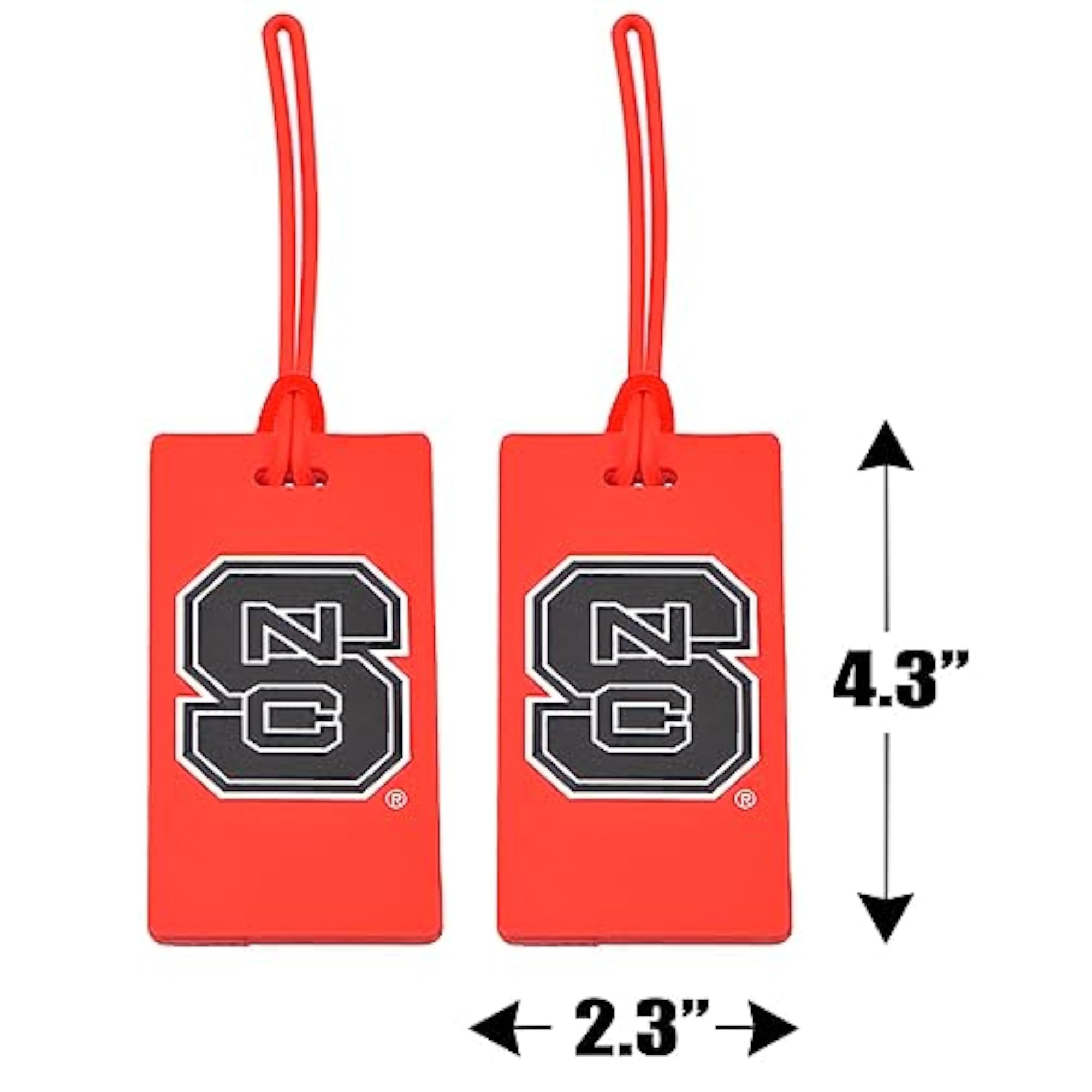 North Carolina State Wolfpack NCAA PVC Luggage Tag