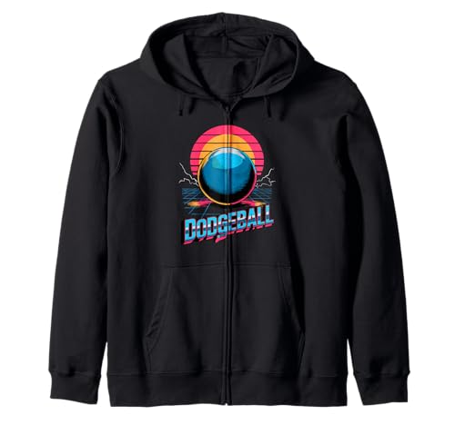 90s Vintage Dodgeball Dodge Ball Dodgeball Player Sudadera con Capucha