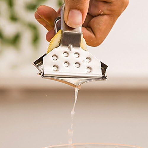 Miniatura 4 de Paquete de 4 exprimidores de limón y lima, exprimidor manual de cítricos, prensas de mano de acero inoxidable para frutas y naranjas