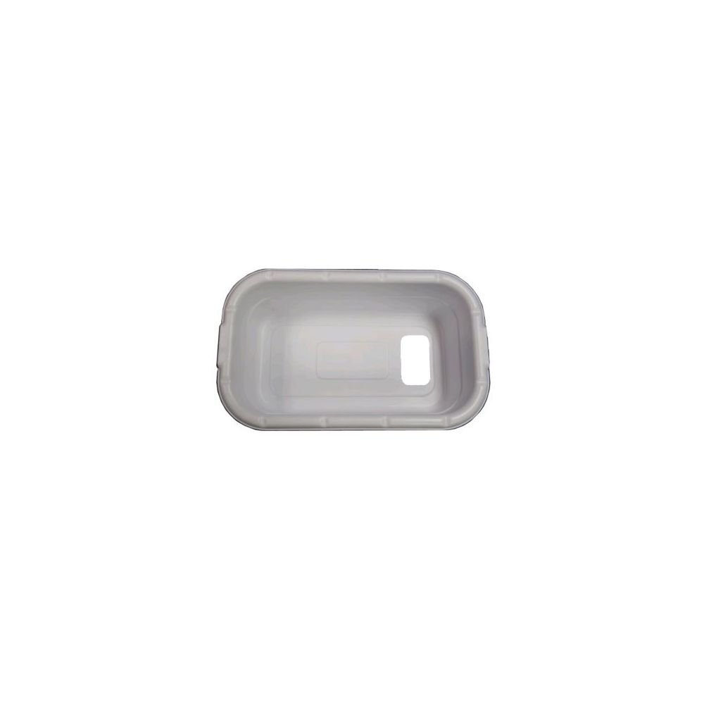 Ayr King B302 White Plastic Lug with Hole, 7.75" Deep