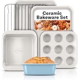 COMPLETE ESSENTIAL BAKING SET: Whether you're outfitting your first apartment or upgrading your home kitchen, this Gotham Steel bakeware set has the basics you need to bake, cook, and roast like a pro. Includes an XL cookie sheet, 12-cup muffin pan, ...