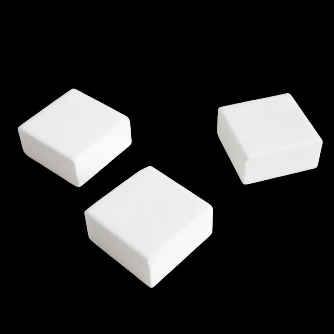 Fogli in ceramica allumina - Piastre isolanti ad alta temperatura per uso industriale, 20 x 150 x 20 mm, durevoli e resistenti al calore, 1 pezzo