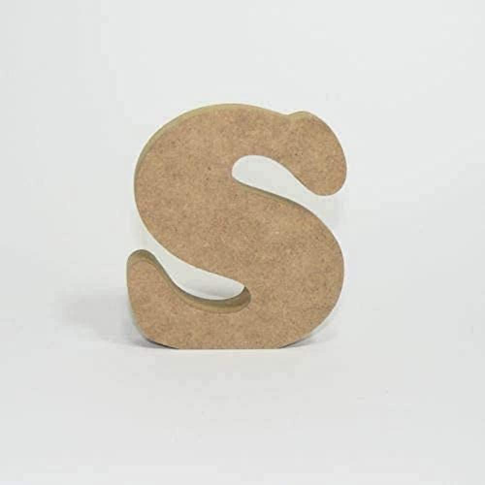 Mi Tienda De Arte Letter in DM Wood, Multicolor 5.5 x 19 cm