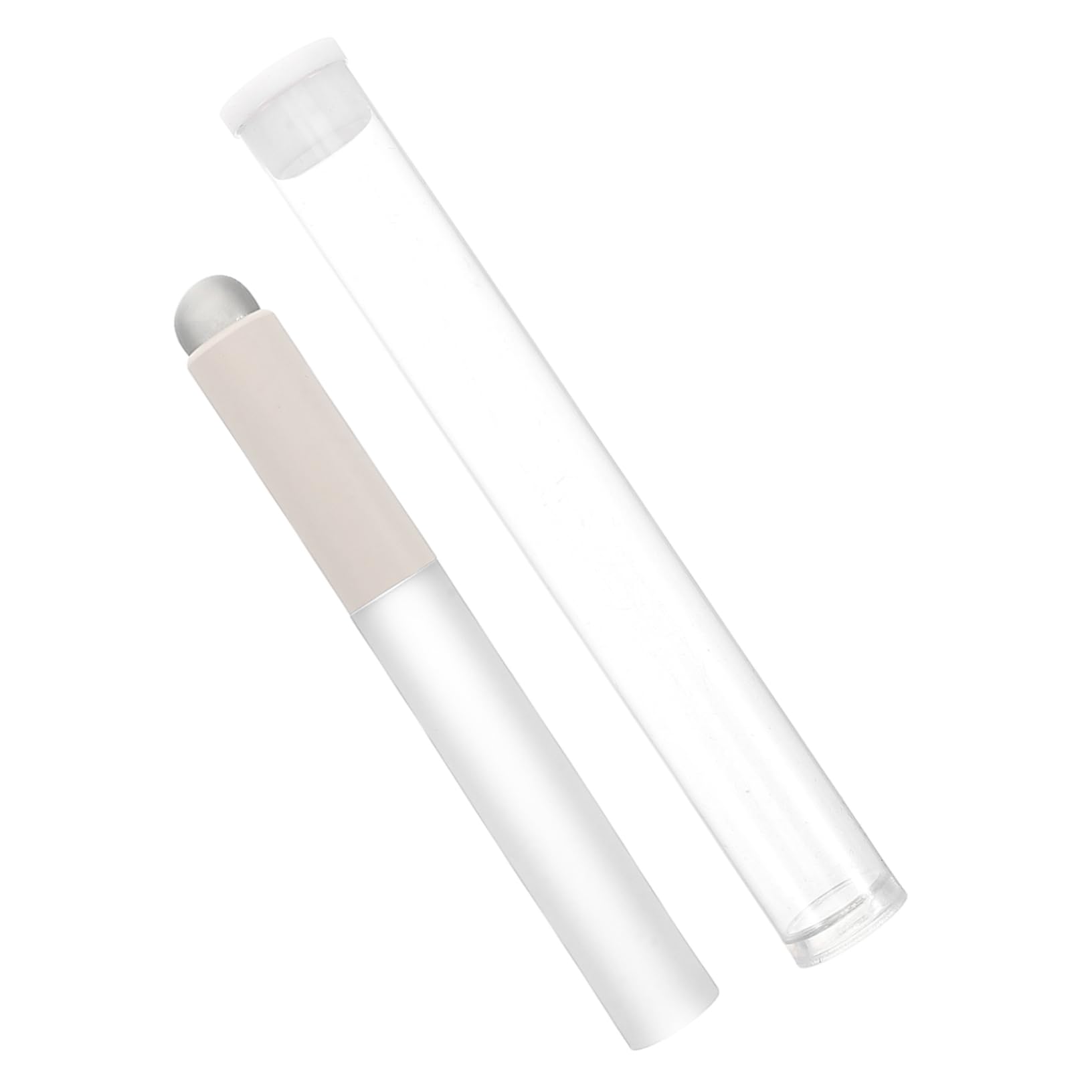 FRCOLOR Lipstick Applicator Brush Round Head Silicone Makeup Blender Exfoliating Lip Brush Travel-friendly