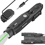 DARKFANG Mlok and Picatinny Flashlight and Laser Combo for Rifle, 1450 Lumen Weapon Light with Removeable Pressure Switch