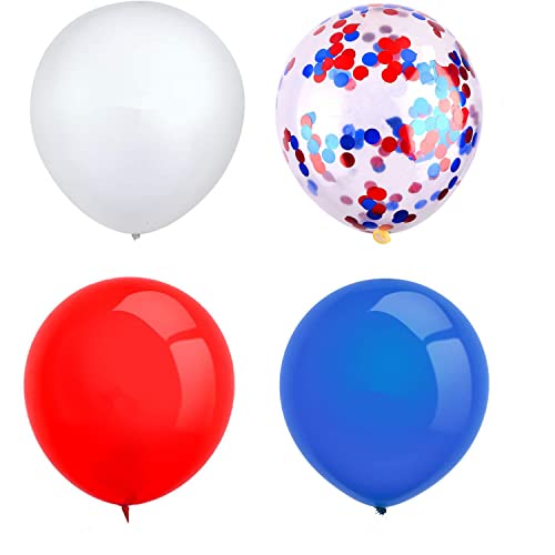 40Pcs Balloons,Red White And Blue Balloons For Patriotic Decorations,Red White And Blue Decorations,4Th Of July Decorations Independence Day #TOP14