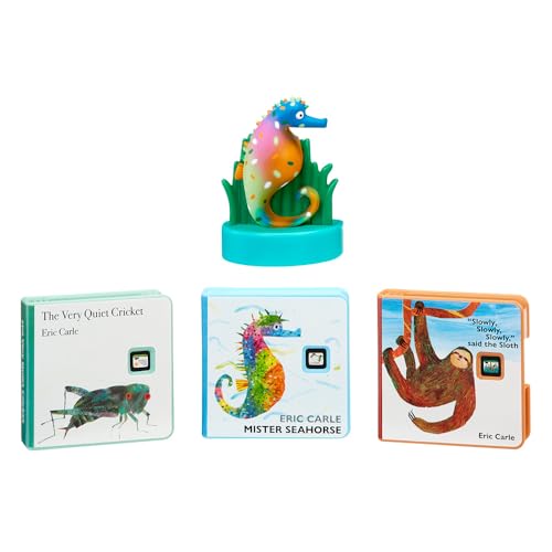 little tikes World of Eric Carle Swim Climb Crawl Collection for Story Dream Machine - 3 Stories & 1 Character Storytime Books with Audio Play Character For Boys and Girls Ages 3+