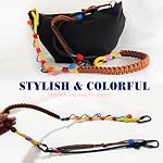 DAOSUN Sac réglable Straps de rechange de la peau pour les sacs à main, paracord Rope Straps d'épaule robustes pour sacs à mains
