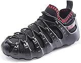 ONEMIX Laufschuhe Sneaker Sportschuhe Freizeitschuhe Sandalen Hausschuhe 3 Arten des Tragens Gladiator Schuhe für Herren und Damen 45EU