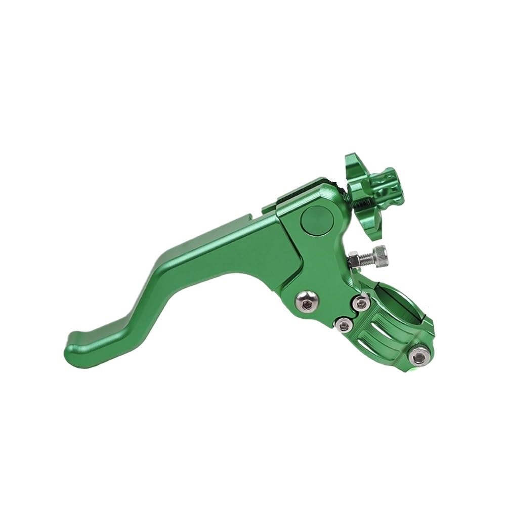 BEQLXTA Brake Clutch Adjustable Lever​ Universal Motocross Short Stunt Clutch Lever for Motorcycle Accessories Street Grips Handle and Ends Handlebar Grip(Green)