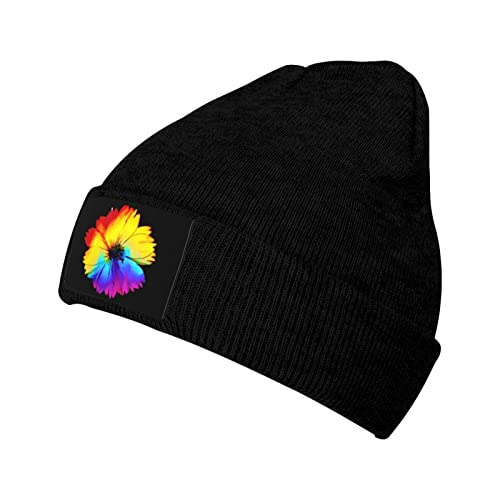 Sombrero De Beanie Flower del Orgullo Gay LGBT Gorro De Quimioterapia Cómodo Moda Turbantes, para Ciclismo, Running, Escalada, 56-62cm