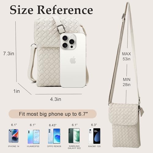 Small Crossbody Bags for Women Small Purses Woven Cell Phone Purse Travel Purse Wallet Phone Purses3