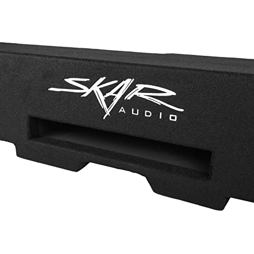 Image of Skar Audio Dual 10 inch Loaded VD Series Ported Subwoofer Enclosure Compatible with 2019-UP Chevrolet Silverado /GMC Sierra Crew Cab Trucks