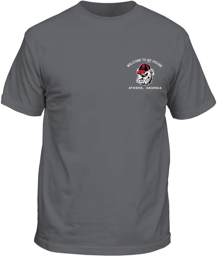 New World Graphics UGA Friends Statium Short Sleeve T-Shirt, Charcoal- 2XL