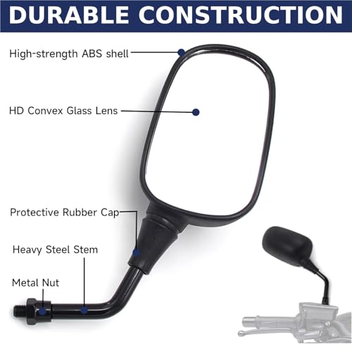 Espejo retrovisor de moto para NSS300 y Silverwing repuesto lateral 4