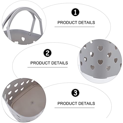 3 Stks Badkamer Opbergmanden Hart Holle Shampoo Fruit Organizers Badbenodigdheden voor Winkelen Badkamer (Verschillende Kleur) - Image 8