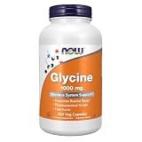 Now Supplements, Glycine 1,000 mg Free-Form, Neurotransmitter Support*, 250 Veg Capsules