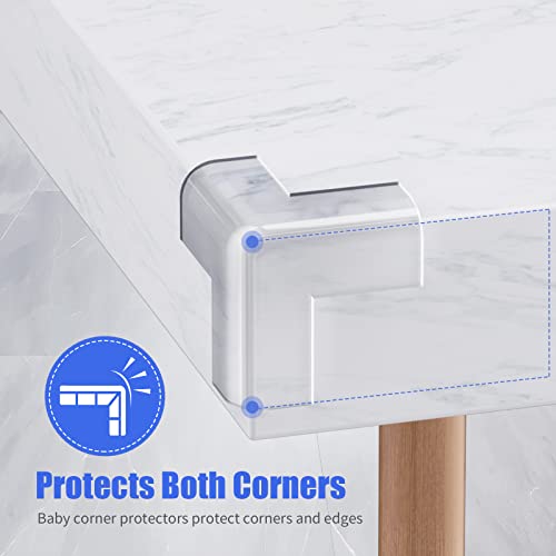 Image of 18 Pack Corner Protectors Baby Proof Corners and Edges Protector, Extra Large Clear Table Corner Protectors for Baby Safety Guards Bumpers Cover Sharp Furniture