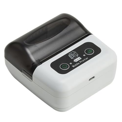 Image of Thermal Receipt Printer, Portable Mobile POS Barcode Bill Printing Device