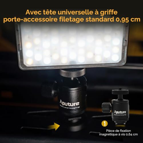 Aputure MC Pro RGBWW Lampe vidéo étanche IP65 5 W 2000-10000 K – vue 5