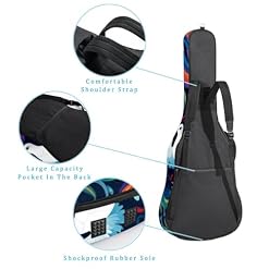 JRHEJTFZ Housse pour guitare acoustique de 1,9 cm d’épaisseur – Imperméable – Durable et élégant – Imprimé colombes de la paix – Blanc, Multicolore., 42.9×16.9×4.7 in, Motif imprimé tendance - Les Beatles, Paul McCartney, John Lennon, RIngo Starr, George Harrison JRHEJTFZ Housse pour guitare acoustique de 1,9 cm d'épaisseur - Imperméable - Durable et élégant - Imprimé colombes de la paix - Blanc, Multicolore., 42.9x16.9x4.7 in, Motif imprimé tendance – Image 3