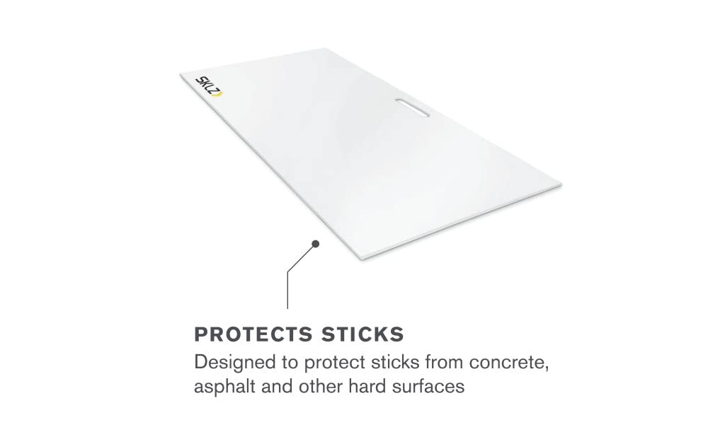 SKLZ Pannello di Tiro,Superficie Antiscivolo per Allenamento,71,12 cm x 106,68 cm,Resistente e Portatile,Ideale per Praticare Passaggi,Tiri e Maneggiabilità, Nero - Perfetto per Giocatori di Hockey