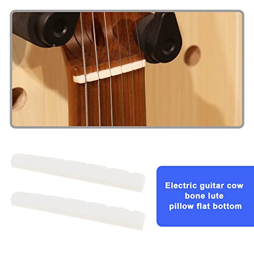 EMSea Guitar Bone Nuts Compatible with Stratocaster Compatible with Telecaster And Other Electric Guitars Guitar Slotted Bone Nut 42 x3.5 x 5.3mm - Image 2