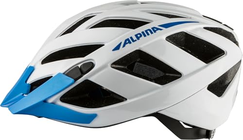 Casco de bicicleta Alpina Panoma 3.0 para adultos en color blanco y azul talla 56-59 cm 2