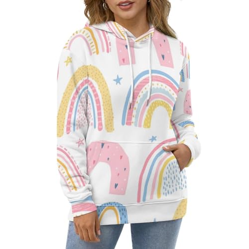 Hoodie dessin animé multicolore pull décontracté pour automne - 5