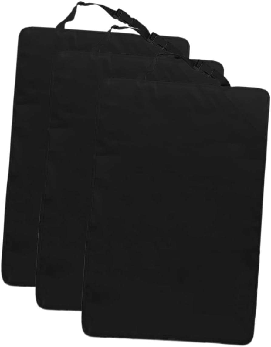 ORFOFE 3pcs Car Seat Kick Protector Anti-Kick Pad for Backseat Organizer Durable and Elegant Design for Vehicle Interiors