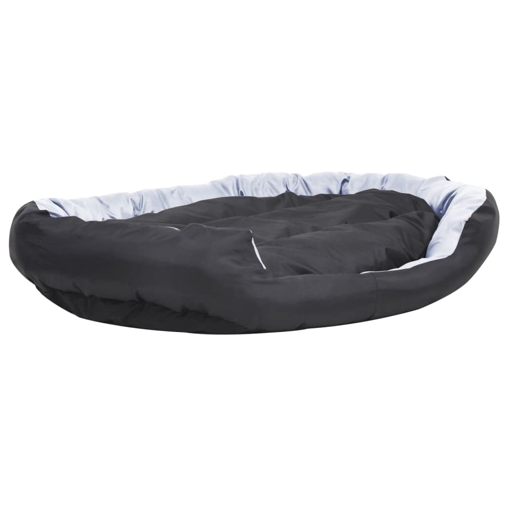 Hundekissen Wendbar 150x120 cm XXL Hundebett Waschbar Haustierbett Grau Schwarz Robustes Tierkissen mit 2 Kleinen Kissen Rutschfestes Haustiersofa für Große Hunde Welpen Outdoor Indoor