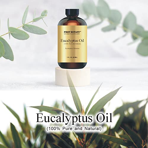 100% Pure Eucalyptus Oil - Premium Eucalyptus Essential Oil For Aromatherapy, Massage, Topical & Household Uses - 1 Fl Oz (Eucalyptus) #TOP1
