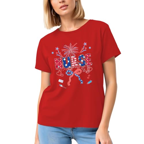 Image of 4th of July Bow Tank Top Women-Vintage American Bow Sleeveless Shirt USA Flag Tee Top Patriotic Tank Top