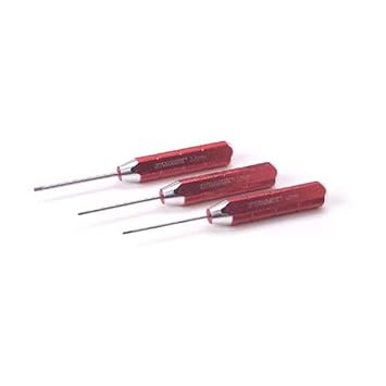 Dynamite Machined Hex Driver Metric Set Red