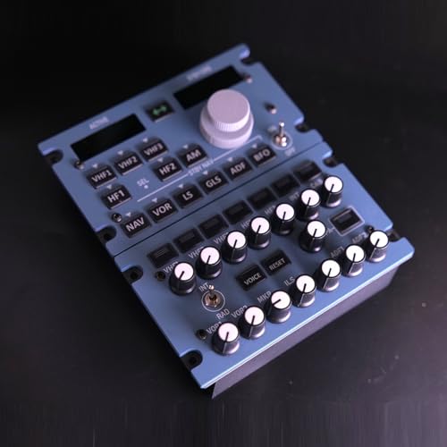 Image of Toyvanta A111 A32X /A33X /A35X RMP-ACP Panel - 1:1 Scale Radio & Audio Management Control for MSFS 2020 /2024 & X-Plane 12 - Backlit Metal Housing, Compatible with FBW, iniBuilds & Toliss