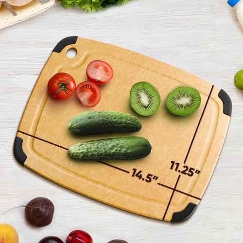 Eco-Friendly Dishwasher Safe Large Composite Wood Cutting Board