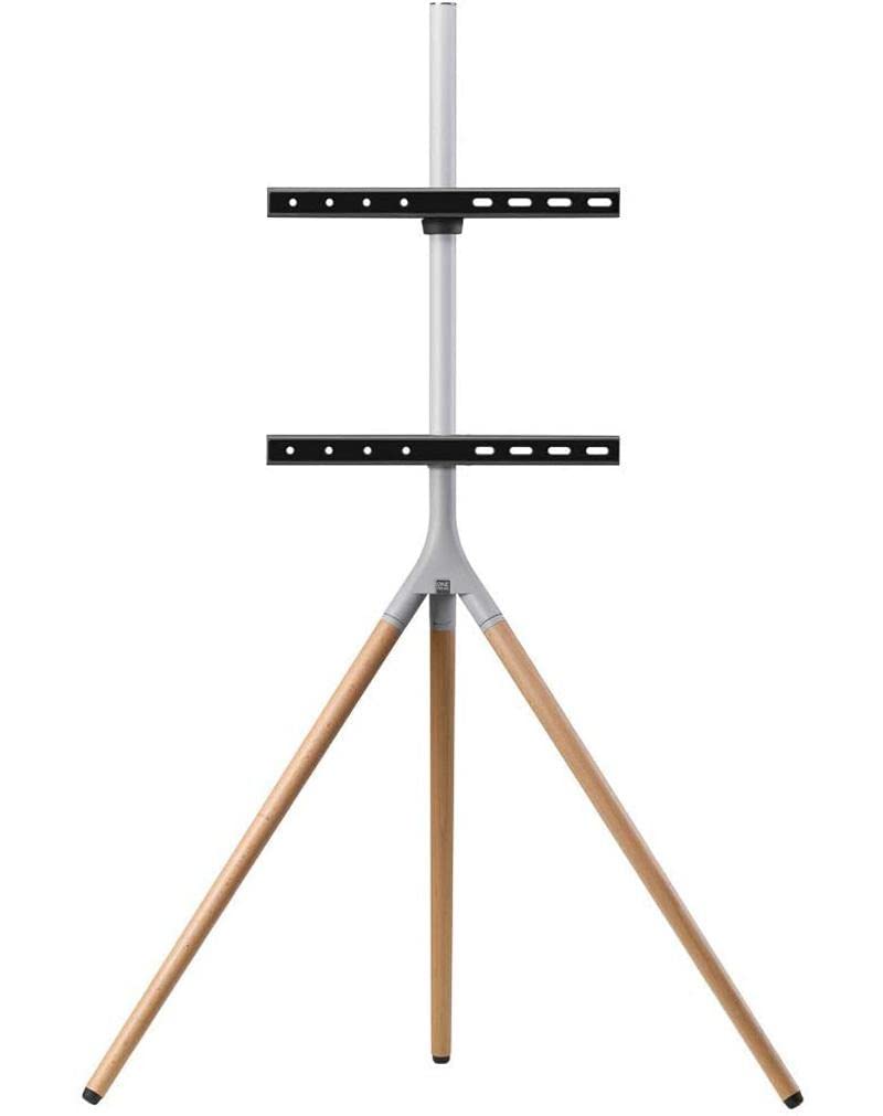 One For AllUniversal Tripod TV Stand – Screen Size 32-65”- LCD/LED/Plasma/OLED/QLED TVs – 360° Swivel and Height Adjustable – Max Weight 30kg – VESA 400x400 – Elegant Design - WM7472