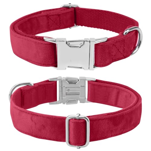 Tie KTWSUEF Hundehalsband Fliege Samtige, Fliege für Hunde, Komfortable Haltbarkeit Halsband Hund, Abnehmbares und verstellbares Fliege Hunde Für Hochzeiten, Geburtstage, Festliche