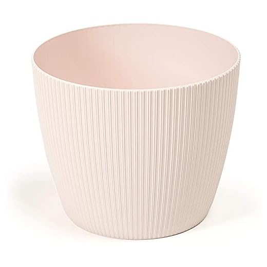 Blomkruka i plast magnolia jumper 220 mm, ljusbeige