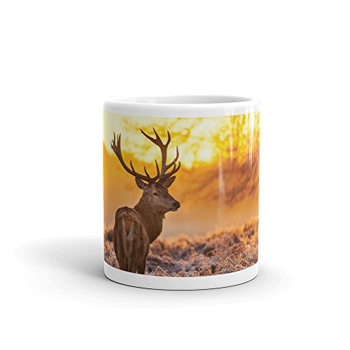 DV Mugs Ltd Awesome Mug Design cerf  Deer Forest extérieur Maman Papa Brother Fils Cadeau # 8110