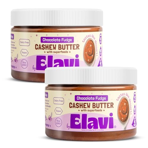 ELAVI Keto Cashew Butter, Kid-Friendly, Low-Sugar Dessert Spread | Vegan,
