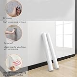 Electrostatic Wall Protective Film - Clear Plastic Static Cling Protector Film Removable Contact Paper, Non Adhesive Washable Protector Film Sticker for Wall, Cupboard, Dogs,Cats,Trash Can (40X300cm) - Image 2